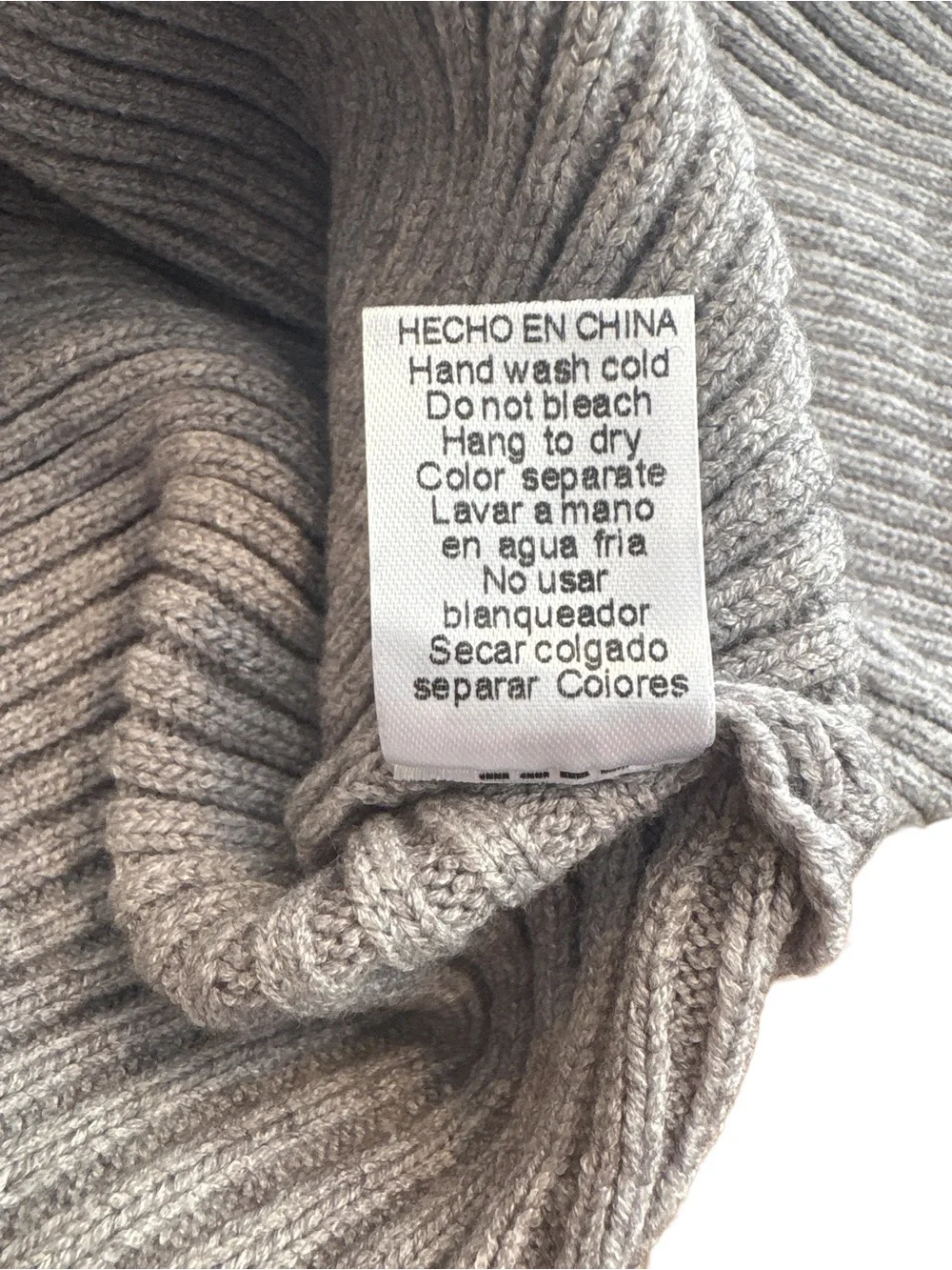 NWOT Chic Soul Women's Gray Ribbed Scoop Neck Bat Sleeve Sweater, Size 2XL